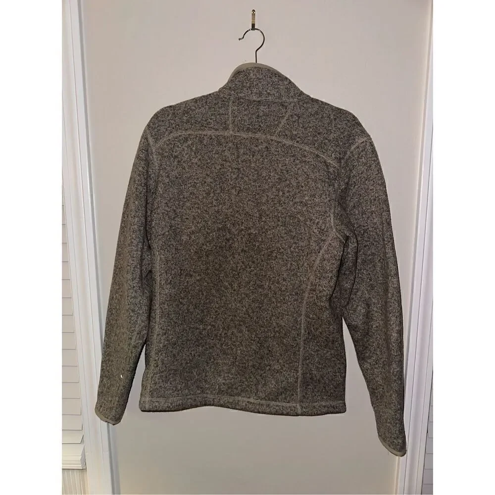 The North Face Men’s Sweater Fleece Quarter Zip, Size Small,  Heather Grey